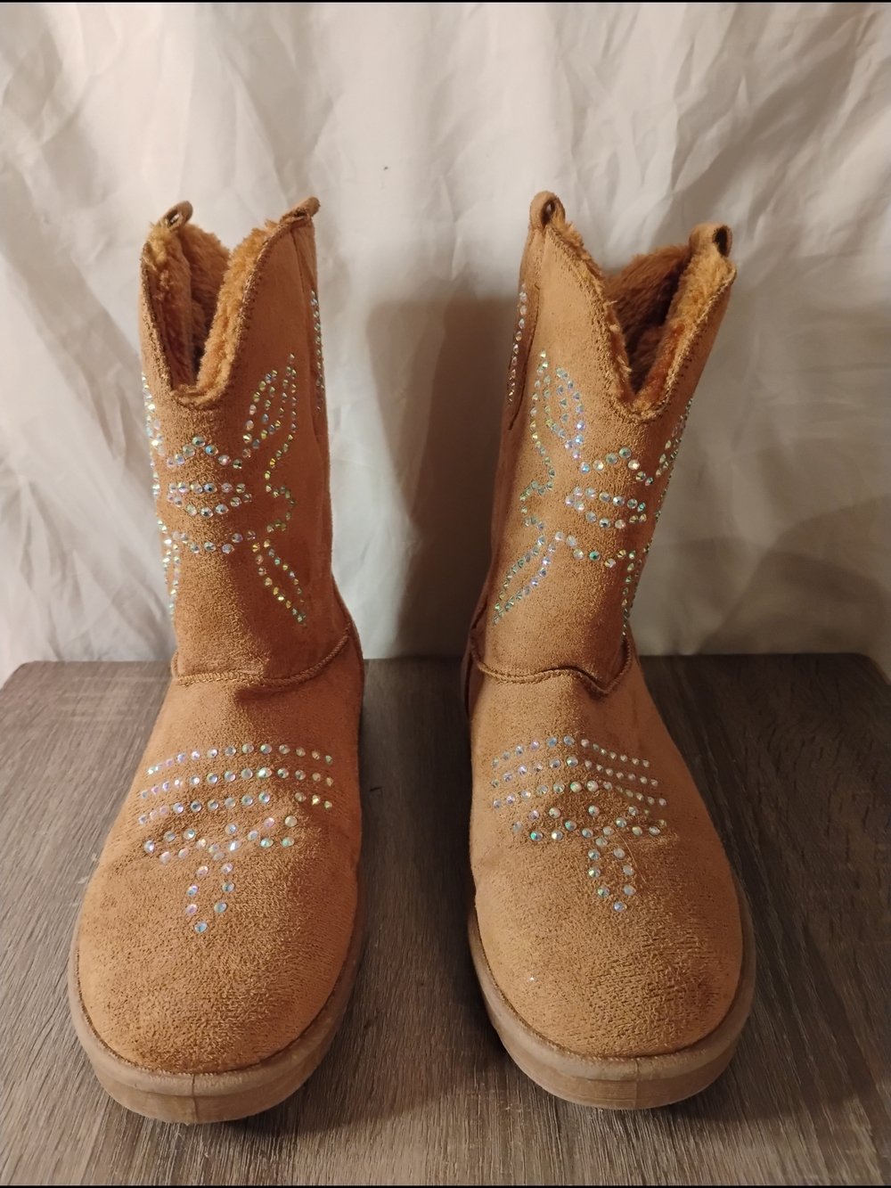 Forever Suede/Rhinestones Western Boot